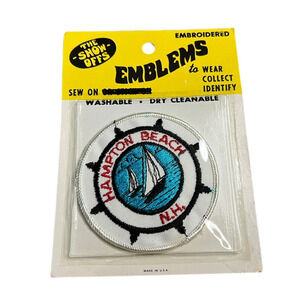 Vintage The‎ Show Offs Hampton Beach New Hampshire Embroidered Patch Emblem New
